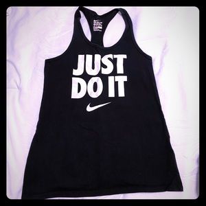Women’s size XS Nike “Just Do It” Racerback Tank